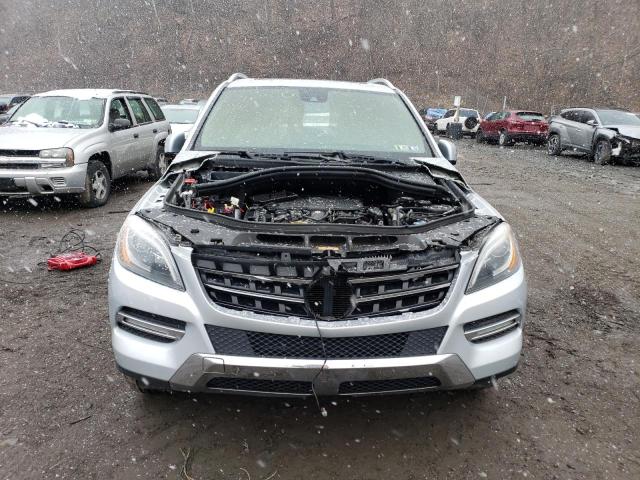 4JGDA5HB1EA270918 - 2014 MERCEDES-BENZ ML 350 4MATIC SILVER photo 5