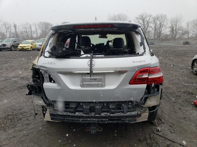 4JGDA5HB1EA270918 - 2014 MERCEDES-BENZ ML 350 4MATIC SILVER photo 6