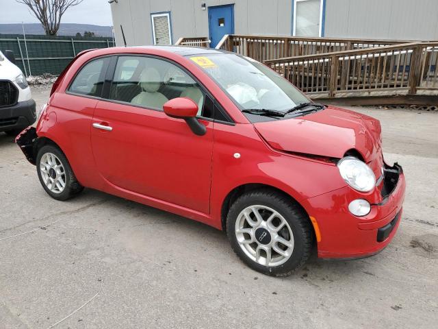 3C3CFFAR1FT527766 - 2015 FIAT 500 POP RED photo 4