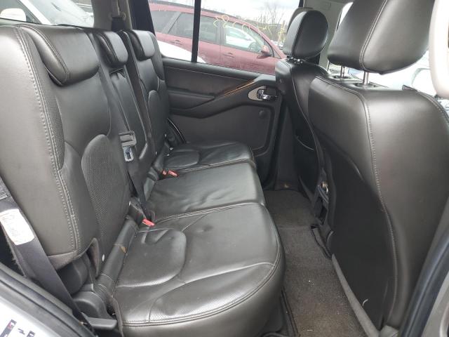 5N1AR18W16C663038 - 2006 NISSAN PATHFINDER LE SILVER photo 10