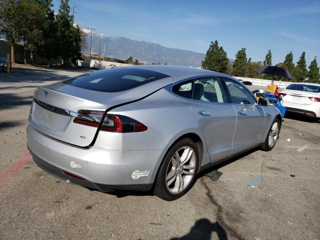 5YJSA1H15EFP32593 - 2014 TESLA MODEL S Արծաթագույն լուսանկար 3