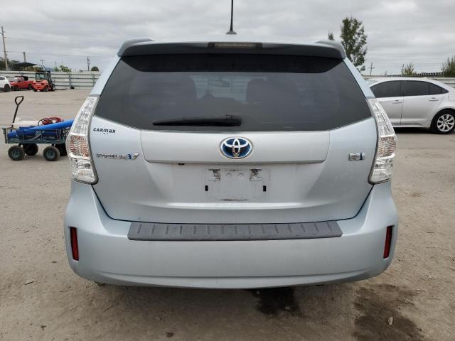 JTDZN3EU9C3117634 - 2012 TOYOTA PRIUS V TURQUOISE photo 6