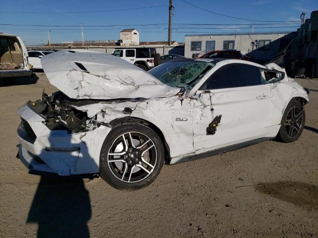1FA6P8CF5K5112213 - 2019 FORD MUSTANG GT WHITE photo 1