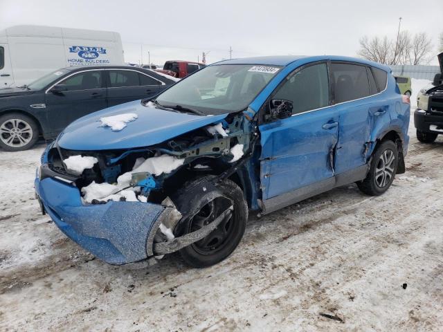 2T3ZFREV1JW475538 - 2018 TOYOTA RAV4 LE Mavi foto 1