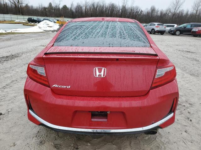 1HGCT1B79HA002101 - 2017 HONDA ACCORD EX RED photo 6