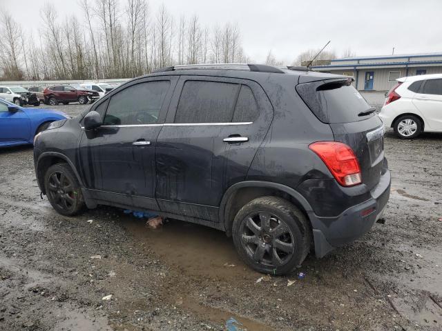 3GNCJTSB0FL239299 - 2015 CHEVROLET TRAX LTZ BLACK photo 2