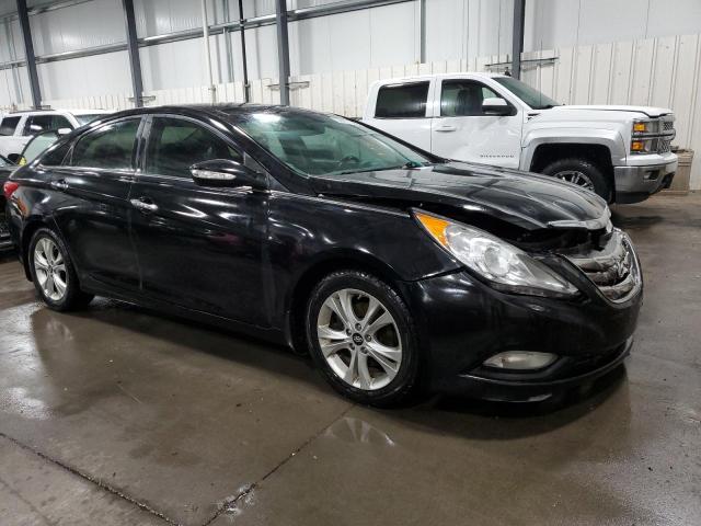 5NPEC4AC8DH683250 - 2013 HYUNDAI SONATA SE BLACK photo 4