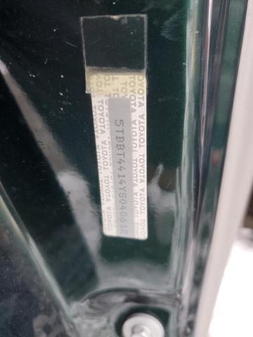 5TBBT4414YS040612 - 2000 TOYOTA TUNDRA ACCESS CAB 绿色 照片 12