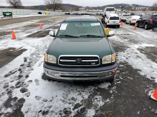 5TBBT4414YS040612 - 2000 TOYOTA TUNDRA ACCESS CAB GREEN photo 5