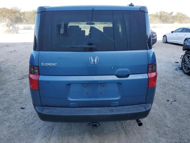 5J6YH18758L013656 - 2008 HONDA ELEMENT EX BLUE photo 6