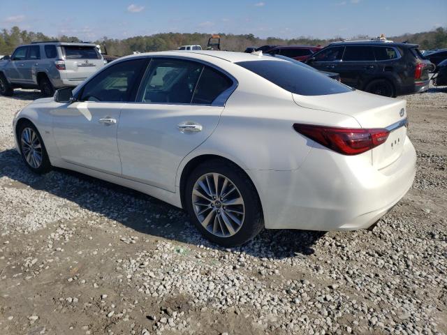 JN1EV7AP3JM362168 - 2018 INFINITI Q50 LUXE WHITE photo 2