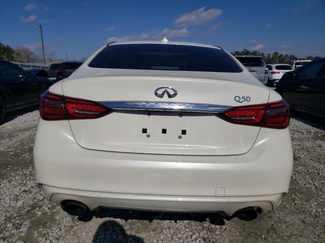 JN1EV7AP3JM362168 - 2018 INFINITI Q50 LUXE WHITE photo 6