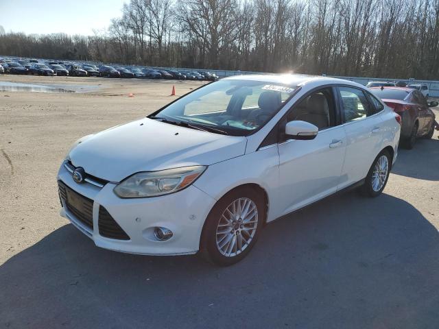 1FAHP3H2XCL445036 - 2012 FORD FOCUS SEL WHITE photo 1