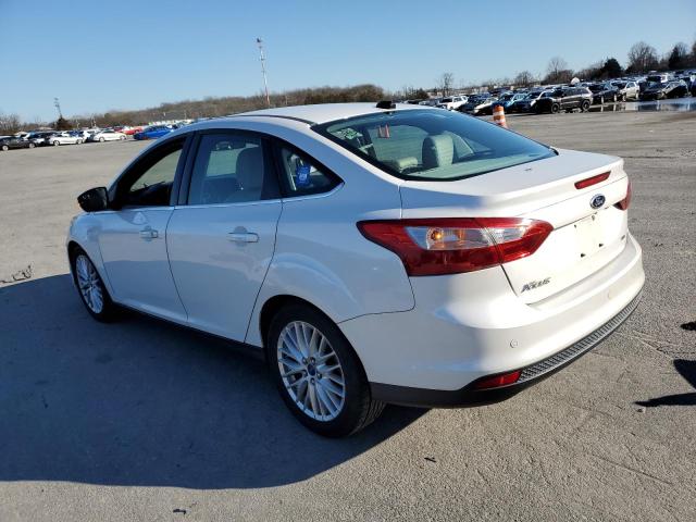 1FAHP3H2XCL445036 - 2012 FORD FOCUS SEL WHITE photo 2