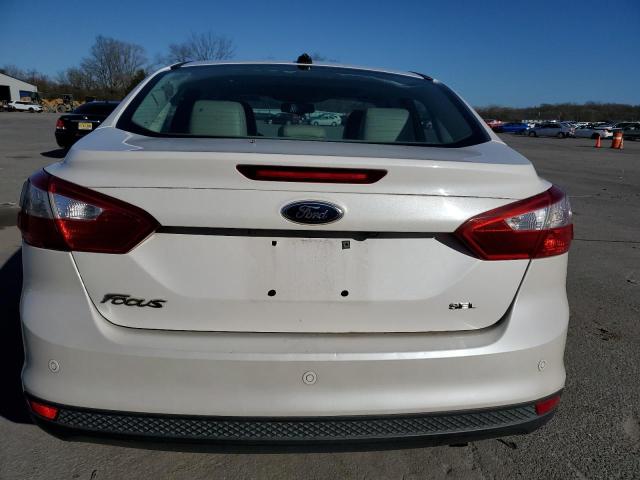 1FAHP3H2XCL445036 - 2012 FORD FOCUS SEL WHITE photo 6