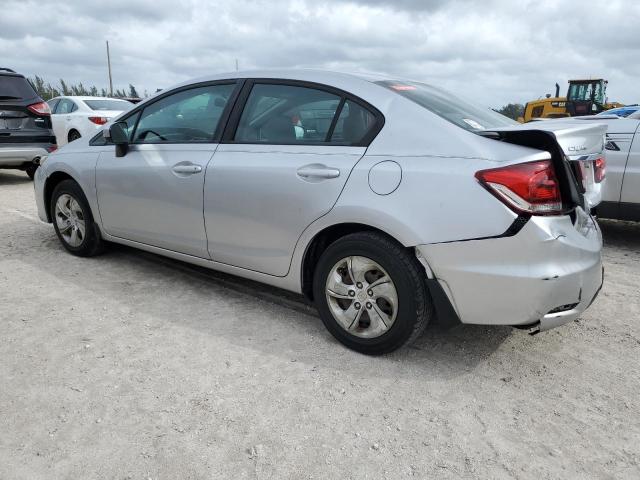 19XFB2F59EE012486 - 2014 HONDA CIVIC LX SILVER photo 2