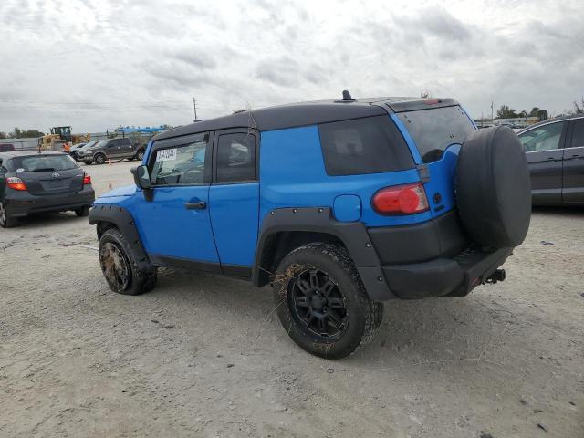 JTEBU11F670013041 - 2007 TOYOTA FJ CRUISER BLUE photo 2