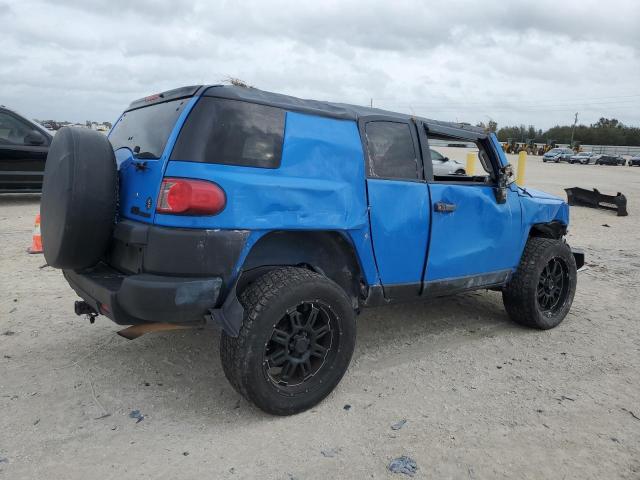 JTEBU11F670013041 - 2007 TOYOTA FJ CRUISER BLUE photo 3