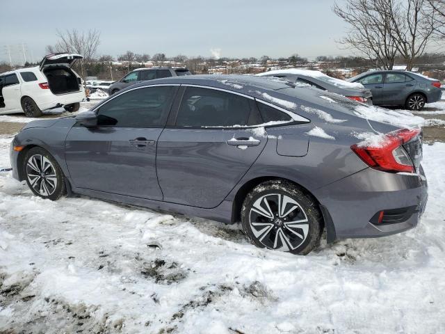 19XFC1F7XHE201709 - 2017 HONDA CIVIC EXL GRAY photo 2