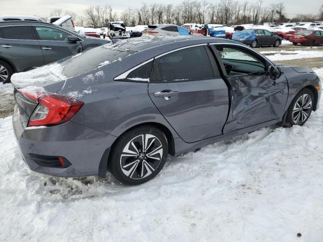 19XFC1F7XHE201709 - 2017 HONDA CIVIC EXL GRAY photo 3