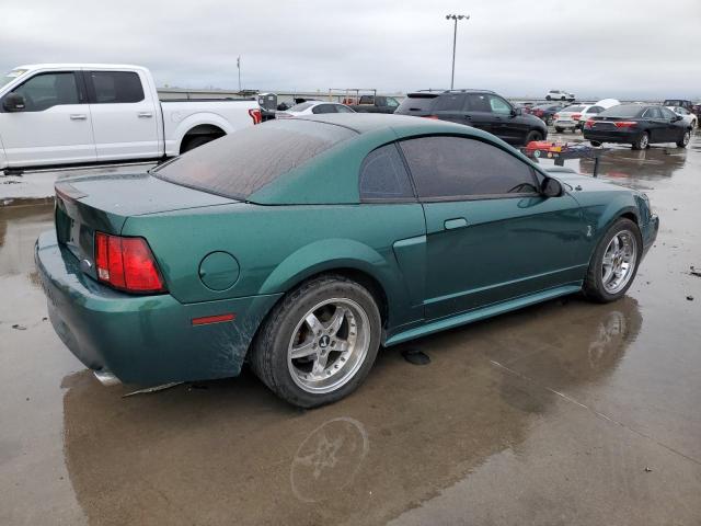 1FAFP42X81F221986 - 2001 FORD MUSTANG GT GREEN photo 3