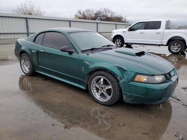 1FAFP42X81F221986 - 2001 FORD MUSTANG GT GREEN photo 4