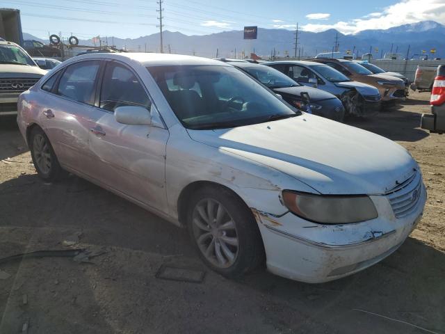 KMHFC46F47A209858 - 2007 HYUNDAI AZERA SE WHITE photo 4