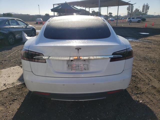 5YJSA1H13EFP35234 - 2014 TESLA MODEL S WHITE photo 6