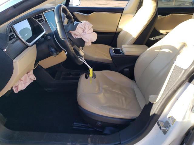 5YJSA1H13EFP35234 - 2014 TESLA MODEL S WHITE photo 7