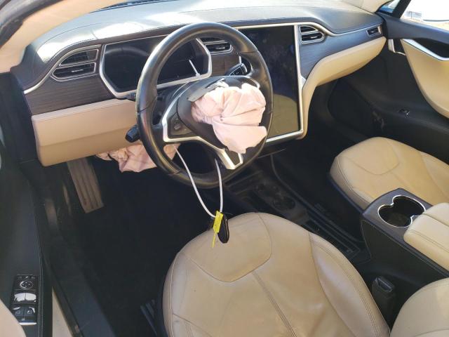 5YJSA1H13EFP35234 - 2014 TESLA MODEL S WHITE photo 8