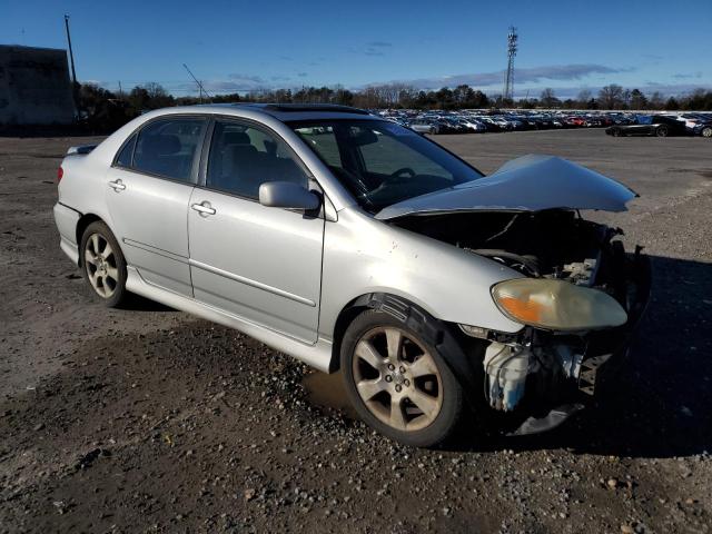 2T1BR32E17C718150 - 2007 TOYOTA COROLLA CE SILVER photo 4