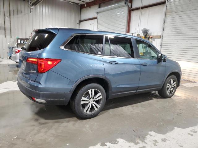 5FNYF6H51GB079436 - 2016 HONDA PILOT EXL BLUE photo 3