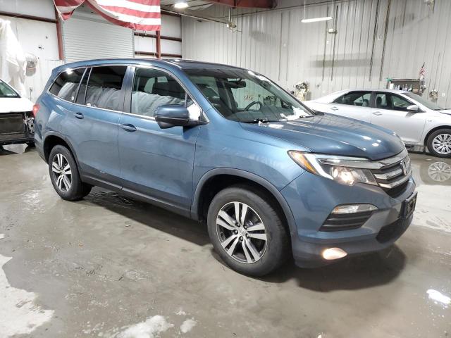 5FNYF6H51GB079436 - 2016 HONDA PILOT EXL BLUE photo 4