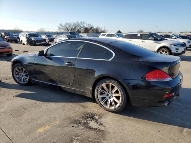 WBAEH13547CR52758 - 2007 BMW 650 I BLACK photo 2