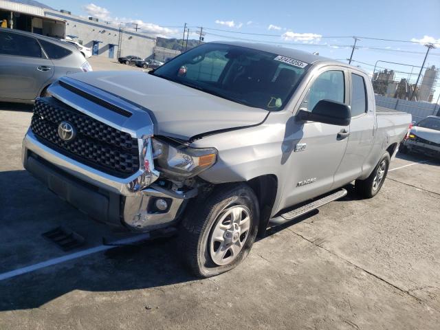 5TFRY5F1XLX268269 - 2020 TOYOTA TUNDRA DOUBLE CAB SR/SR5 GRAY photo 1