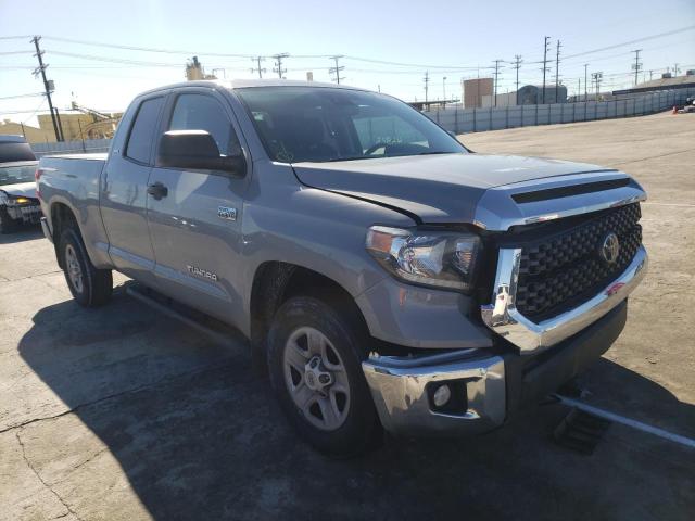 5TFRY5F1XLX268269 - 2020 TOYOTA TUNDRA DOUBLE CAB SR/SR5 GRAY photo 4