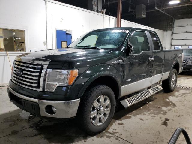 1FTFX1ET8CKE22265 - 2012 FORD F150 SUPER CAB GREEN photo 1