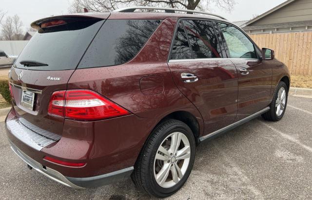 4JGDA5HB4DA173470 - 2013 MERCEDES-BENZ ML 350 4MATIC BURGUNDY photo 4