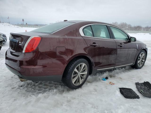 1LNHM94R39G626792 - 2009 LINCOLN MKS BURGUNDY photo 3