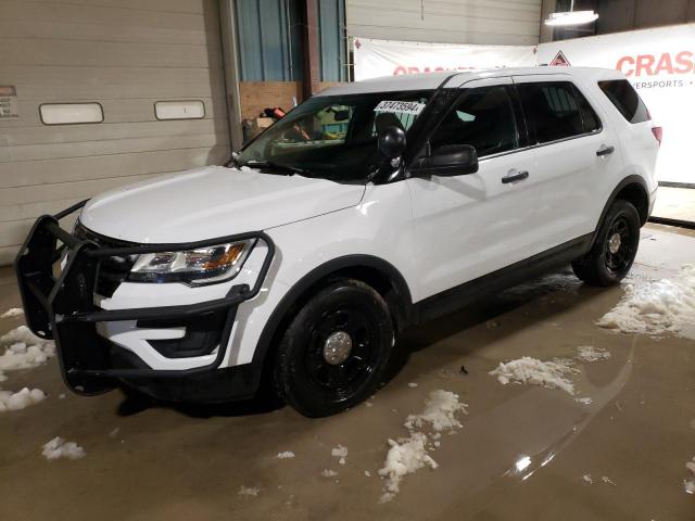 1FM5K8AR7JGA05020 - 2018 FORD EXPLORER POLICE INTERCEPTOR WHITE photo 1