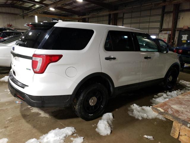 1FM5K8AR7JGA05020 - 2018 FORD EXPLORER POLICE INTERCEPTOR Weiß Foto 3