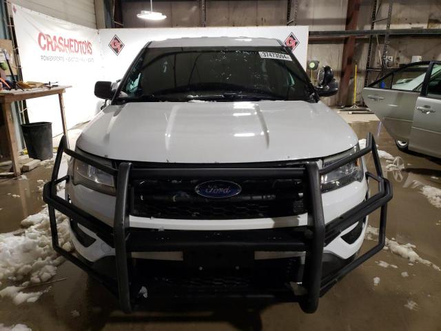 1FM5K8AR7JGA05020 - 2018 FORD EXPLORER POLICE INTERCEPTOR WHITE photo 5