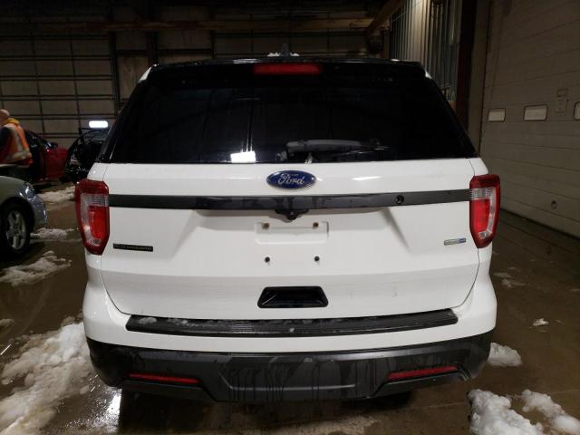 1FM5K8AR7JGA05020 - 2018 FORD EXPLORER POLICE INTERCEPTOR Weiß Foto 6