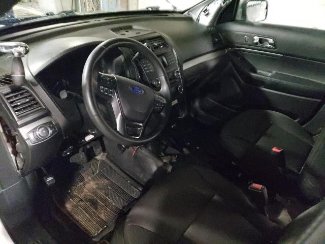 1FM5K8AR7JGA05020 - 2018 FORD EXPLORER POLICE INTERCEPTOR Weiß Foto 8