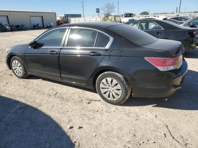 1HGCP2F32BA106969 - 2011 HONDA ACCORD LX BLACK photo 2