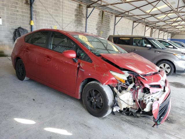 JTDKN3DU9E1808096 - 2014 TOYOTA PRIUS RED photo 4