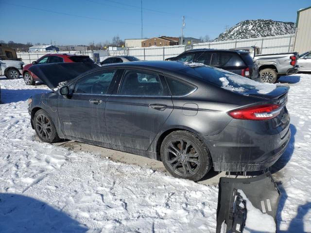 3FA6P0LU4JR225825 - 2018 FORD FUSION SE HYBRID BLUE photo 2