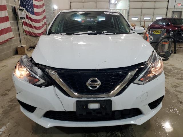 3N1AB7AP6KY329591 - 2019 NISSAN SENTRA S WHITE photo 5