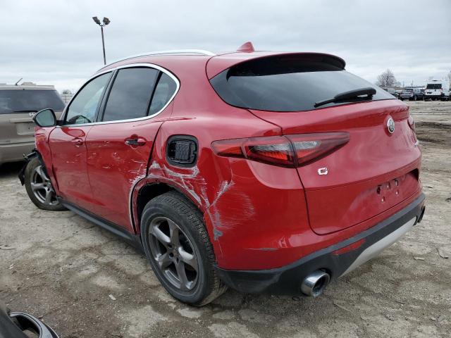 ZASPAKAN6M7D10529 - 2021 ALFA ROMEO STELVIO SPORT RED photo 2