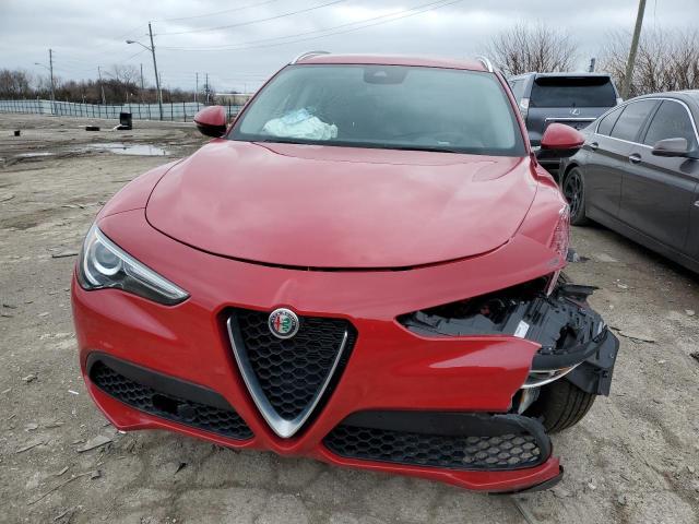 ZASPAKAN6M7D10529 - 2021 ALFA ROMEO STELVIO SPORT RED photo 5